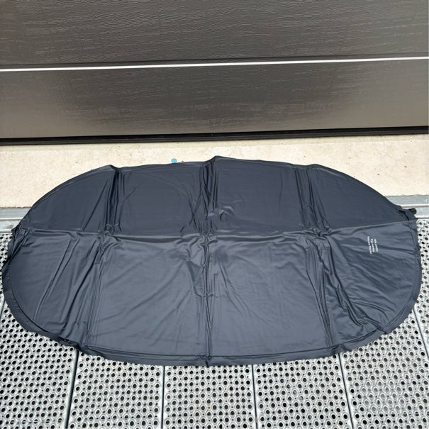 Deryan Baby Luxe Campingbedje – Inclusief zelfopblaasbare matras - Caramel