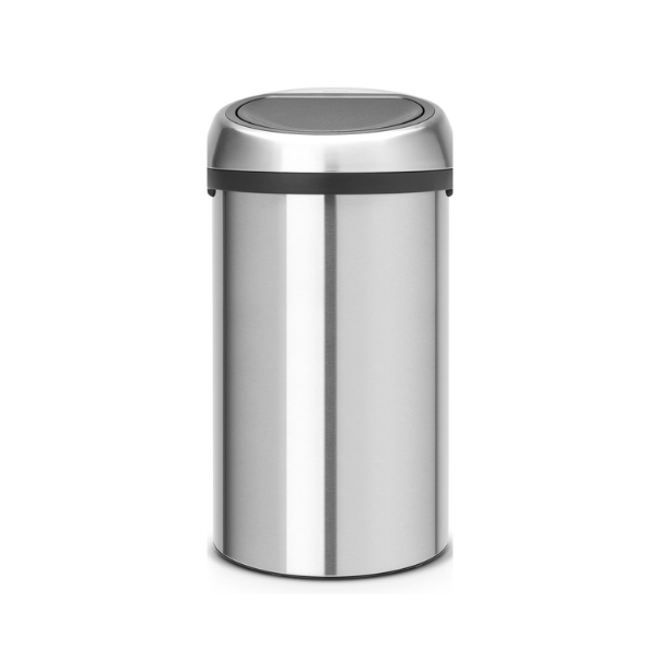 Brabantia Touch Bin Prullenbak - 60 liter - Matt Steel