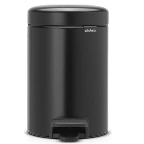 Brabantia NewIcon Prullenbak 3 liter Matt Black