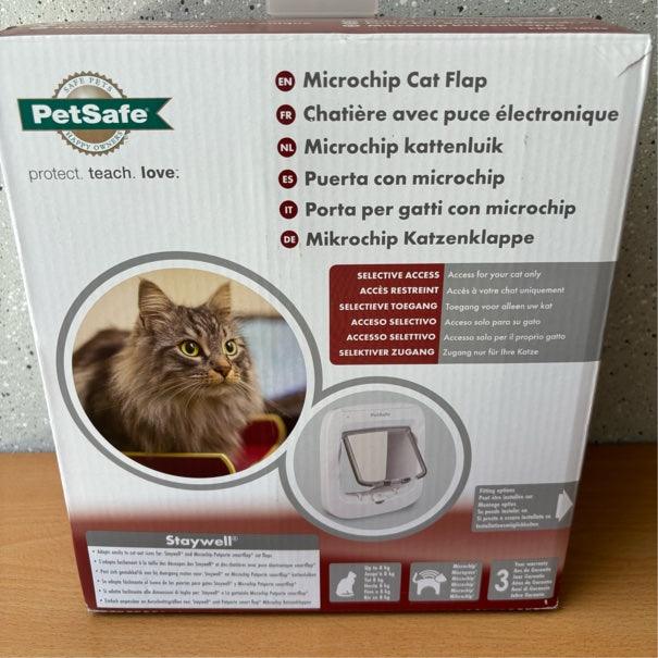 Petsafe Dierenluik Microchip - Kattenluik - 22.5x14x25.1 cm Wit