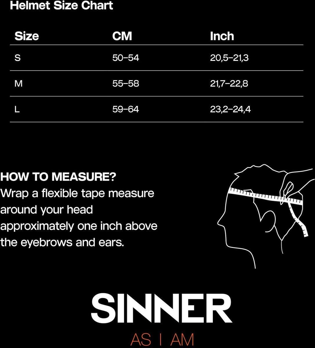 SINNER Titan Visor Skihelm Unisex, Maat 61