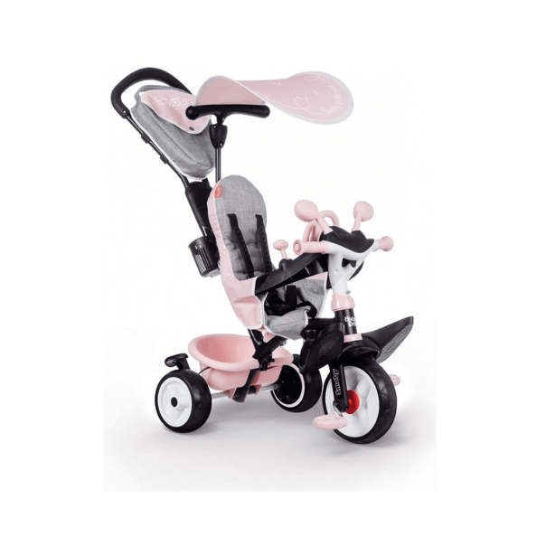 Smoby Baby Driver Plus Roze  Driewieler  Loopfiets